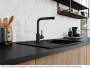 Кухонный смеситель Blanco Mila Black Matt 526657. фото 2