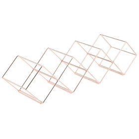 Полка для винных бутылок KitchenCraft BarСraft Stackable Copper Wine Rack BCWRWIRECOP
