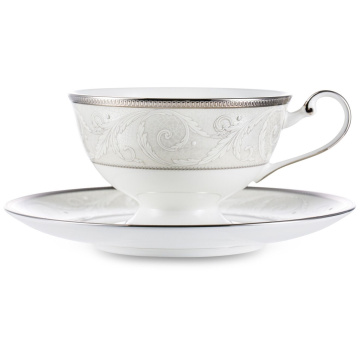 Чашка чайная с блюдцем Narumi Nocturne Platinum NAR-50685-2438/1217