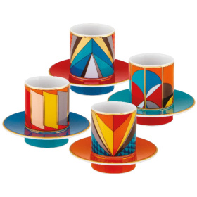 Кофейный набор Vista Alegre Futurismo Coffee Cups & Saucers Set 21139286