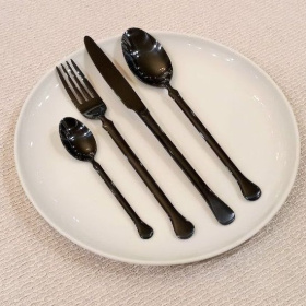 Набор столовых приборов Herdmar Kiev Casual Black PVD Cutlery Set 1940000-blk