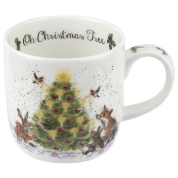 Кружка Royal Worcester Wrendale Designs Christmas Tree Mug (арт. MMQP5629-XT-1)