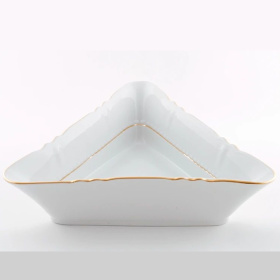 Салатник треугольный Leander Sonata Tenká Zlatá Odbočka 07111432-1139