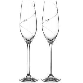 2 бокала для шампанского Diamante Silhouette 210 мл (арт. 1045.412.EPT)