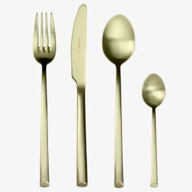 Набор столовых приборов Herdmar Arco Casual Mate Champagne PVD Cutlery Set 1510000-mch