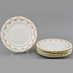 Набор из 6 десертных тарелок Leander Sonata Květinová Nálada 07160317-0158