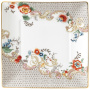 Блюдо квадратное Wedgwood Wonderlust Rococo Flowers Tray 40023912. фото 1