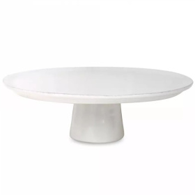 Блюдо на ножке Costa Nova Aparte Footed Plate LSP283-WHE