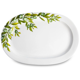 Блюдо овальное Edelweiss Olives Large Oval Platter (арт. EDW-612V)