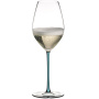 Бокал для шампанского RIEDEL Fatto A Mano Champagne Wine Glass Turquoise Single Pack 4900/28T. фото 1