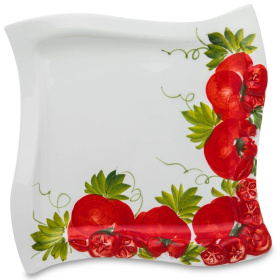 Блюдо квадратное Edelweiss Tomato Square Small Platter (арт. EDW-8005T)