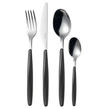 Набор столовых приборов Guzzini My Fusion 24-piece Cutlery Set Black 11070010