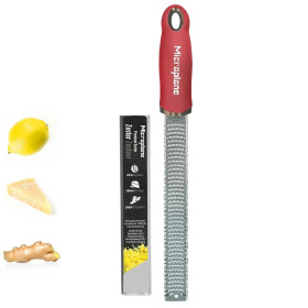 Терка для цедры и сыра Microplane Premium Classic Citrus Zester Pomegranate Red 46127