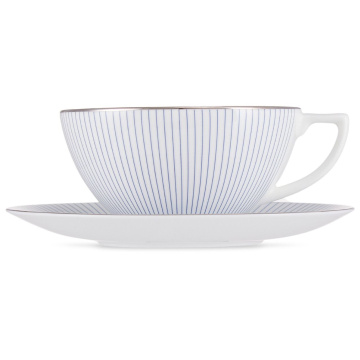 Чашка чайная с блюдцем Wedgwood Jasper Conran Pin Stripe Teacup & Saucer (арт. 1058025)