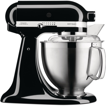 Миксер планетарный KitchenAid Artisan Series 5-Quart Tilt-Head Stand Mixer Onyx Black KSM185PSOB
