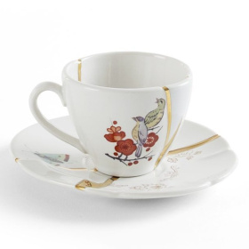 Чашка кофейная с блюдцем Seletti Kintsugi Coffee Cup with Saucer 09642