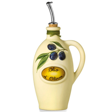 Бутылка для масла Nuova Cer Oliera ceramica giallo limone 7750-GLM