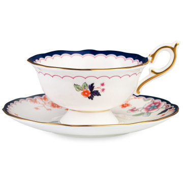 Чашка чайная с блюдцем Wedgwood Wonderlust Jasmine Bloom Teacup & Saucer (арт. 40024022)