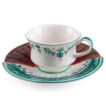 Чашка кофейная с блюдцем Seletti Hybrid Coffee Cup Chuchuito 09163