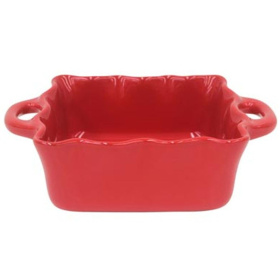 Форма для выпечки Casafina Cook & Host Square Ruffled Baker Red RFF220-RED