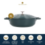 Сотейник KitchenCraft MasterClass Hunter Green Shallow Casserole Dish MCMSCRD28GRN. фото 14
