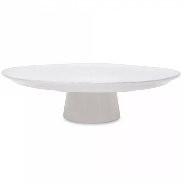 Блюдо на ножке Costa Nova Aparte Footed Plate LSP336-WHE