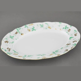 Блюдо овальное Leander Mary-Anne Zelené Listy 03111513-1381