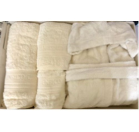 Набор для ванной Enrico Coveri Danubio Cotone Set da bagno Bianco ECV/440755