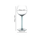 Бокал для белого вина RIEDEL Fatto A Mano Oaked Chardonnay Turquoise Single Pack 4900/97T. фото 4