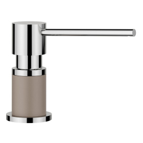 Дозатор моющего средства Blanco Lato Silgranit-Look Dual Finish Tartufo/Chrome 525816