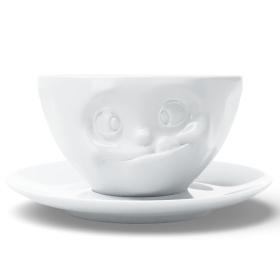 Чашка с блюдцем Tassen Coffee Cup Tasty white 01.46.01