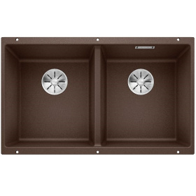 Кухонная мойка Blanco Subline 350/350-U Silgranit InFino Coffee 523583