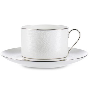 Чашка чайная с блюдцем Narumi Caviar White NAR-52457-2762/52457-5706
