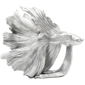 Фигурка KARE Deko Figur Betta Fish Silber Klein 68024