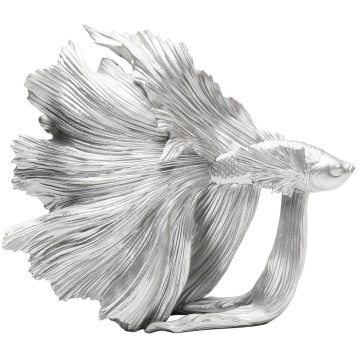 Фигурка KARE Deko Figur Betta Fish Silber Klein 68024