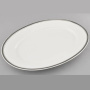Блюдо овальное Leander Sabina Platinová Odnož 02111523-0011. фото 1