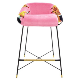 Барный стул Seletti High Stool Pink Lipsticks 16172
