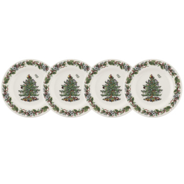 Набор десертных тарелок Spode Christmas Tree Set of 4 Plates (арт. XTRO0145)