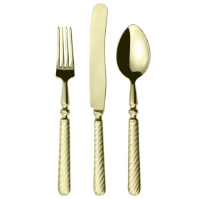 Набор столовых приборов Herdmar Sobor Classy Shiny Champagne PVD Cutlery Set 2020000-sch