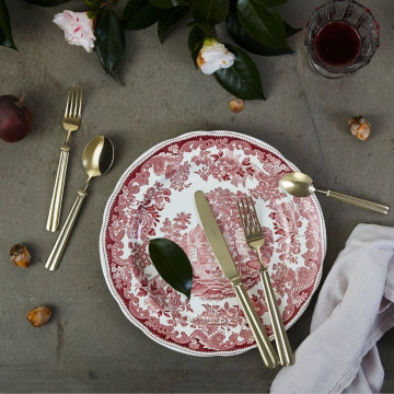 Набор столовых приборов Herdmar Brooklyn Classy Champagne PVD Cutlery Set 2080000-chm