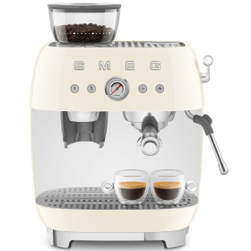 Кофеварка рожковая Smeg Macchina da Caffè Espresso Manuale 50's Style Panna EGF03CREU