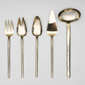 Набор сервировочных предметов Herdmar Stick Fancy Champagne PVD Serving Set 1490000-ssc
