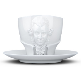 Чашка с блюдцем Tassen Talent cup Wolfgang Amadeus Mozart in white 80.02.01