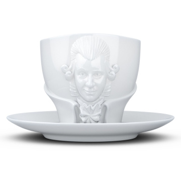 Чашка с блюдцем Tassen Talent cup Wolfgang Amadeus Mozart in white 80.02.01