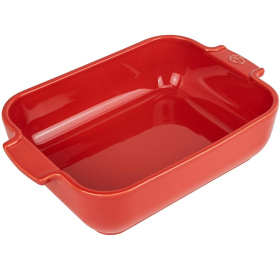 Форма для запекания Peugeot Appolia Plat four céramique rectangle rouge 60091