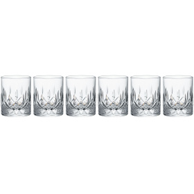 6 стаканов для виски Bonna InfinityGlass Elegance Tumbler Set EGN320TMB