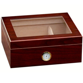 Хьюмидор для сигар Prestige Import Group Chalet Glasstop Cherry Humidor