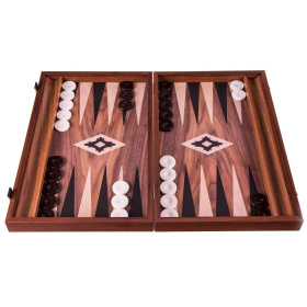 Нарды Manopoulos Handcrafted Walnut Replica Wood Backgammon Set BXL1KK