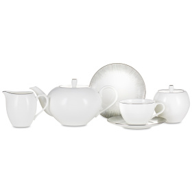 Чайный сервиз Narumi Glowing Platinum NAR-51446-4663-Tea set 6/21