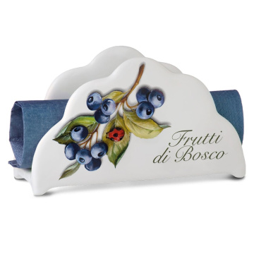 Салфетница Nuova Cer Frutti di Bosco Portatovaglioli verticale 3520-FBO